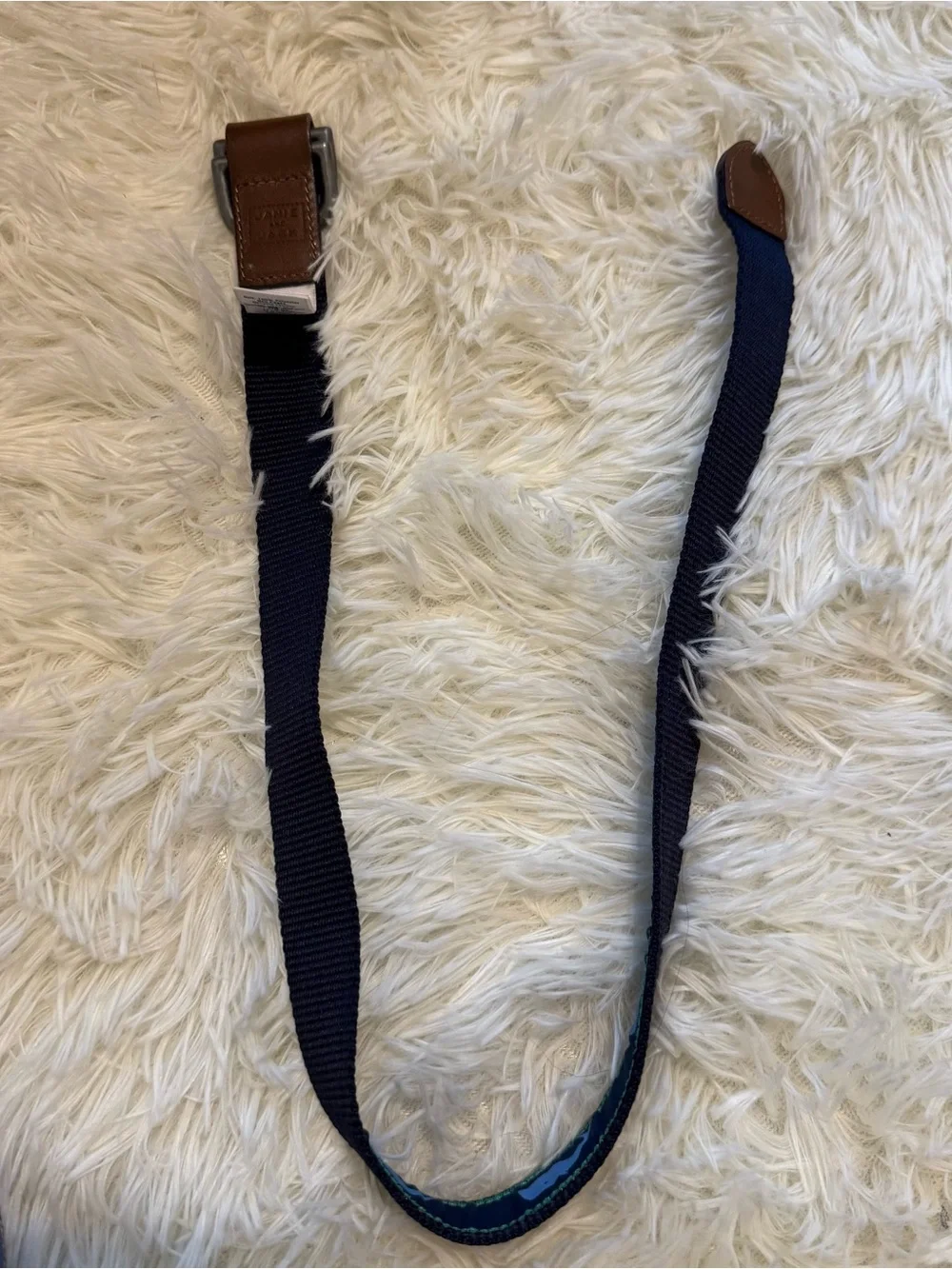 Janie and Jack Navy Whale Motif & Striped Webbing Belts